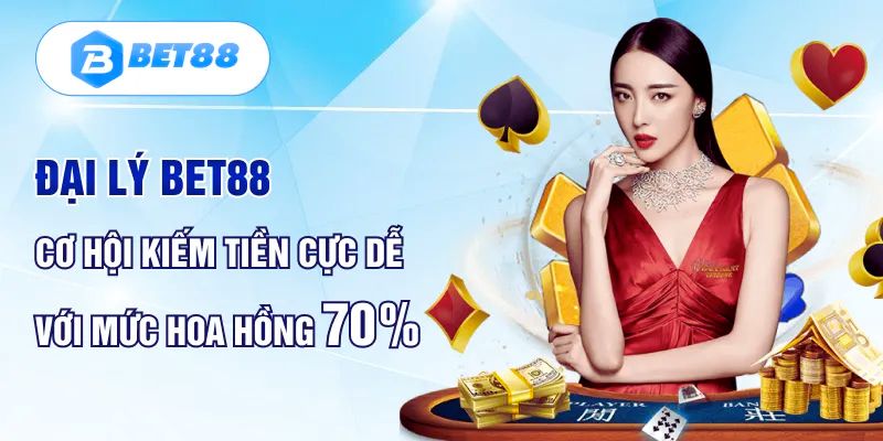 Hợp Tác Đại Lý Bet88 Với Tỷ Lệ Hoa Hồng Lên Đến 60%